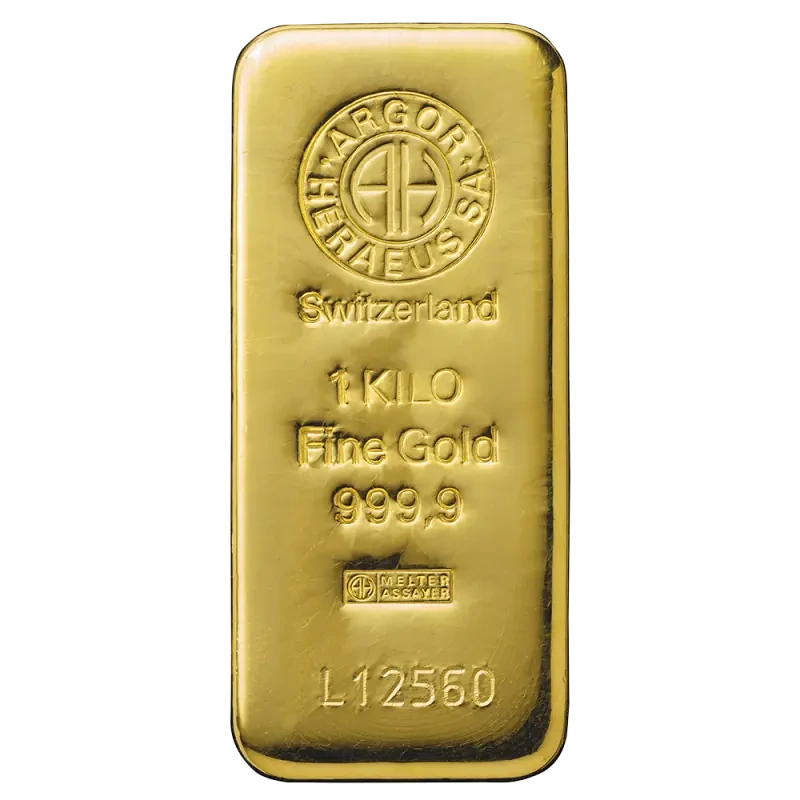 1 Kilo Gold Bar | Argor-Heraeus
