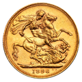 Queen Victoria Old Head Gold Sovereign | 1893-1901