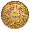 20 French Francs Cérès 2nd Republic | Gold | 1848-1852