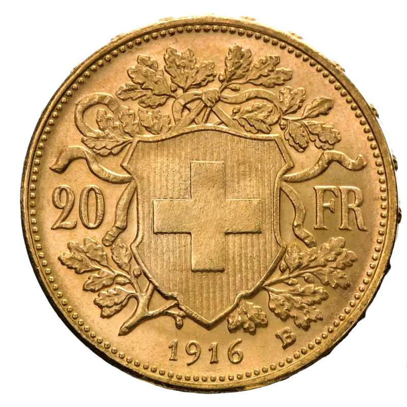 20 Swiss Francs Vreneli | Gold | 1897-1949