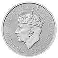 Stříbrná investiční mince Karel III. Korunovace 1 Oz 2023