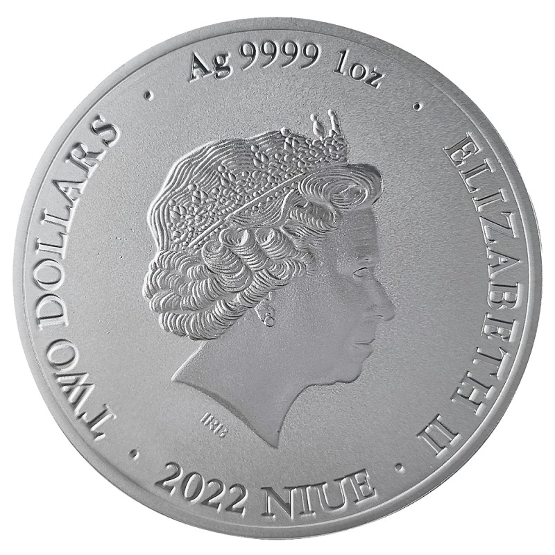 Stříbrná investiční mince Bitcoin 1 Oz