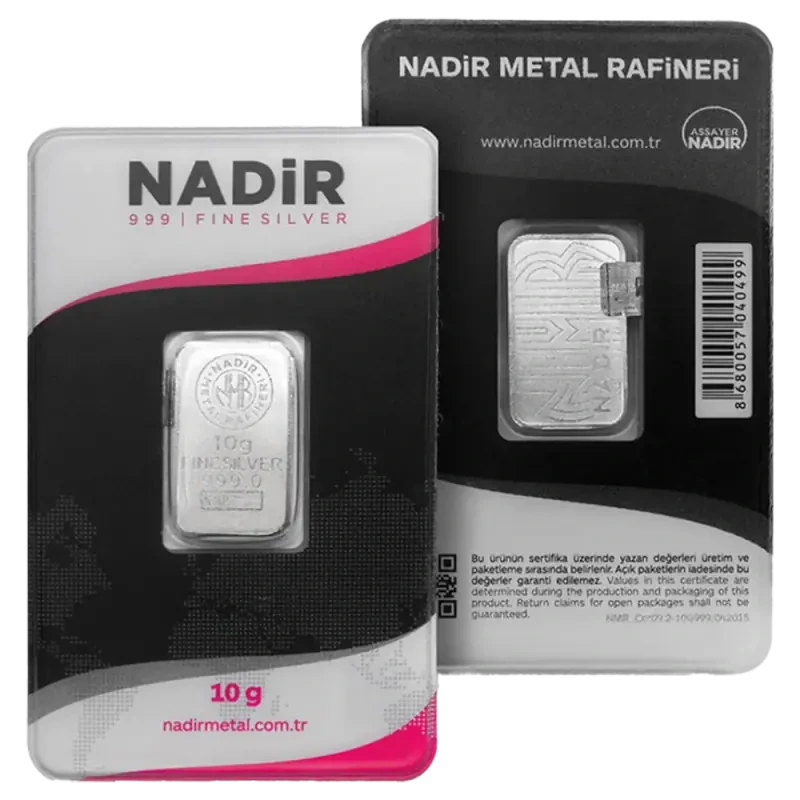 10g Silver Bar | Nadir Metal Rafineri