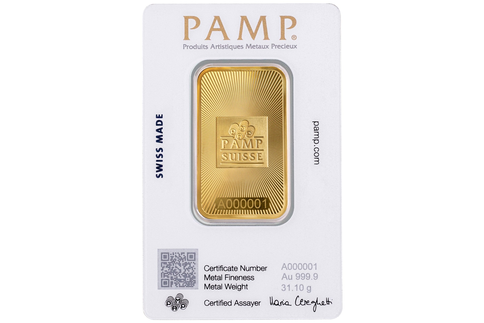 PAMP Suisse zlatý slitek 1 oz