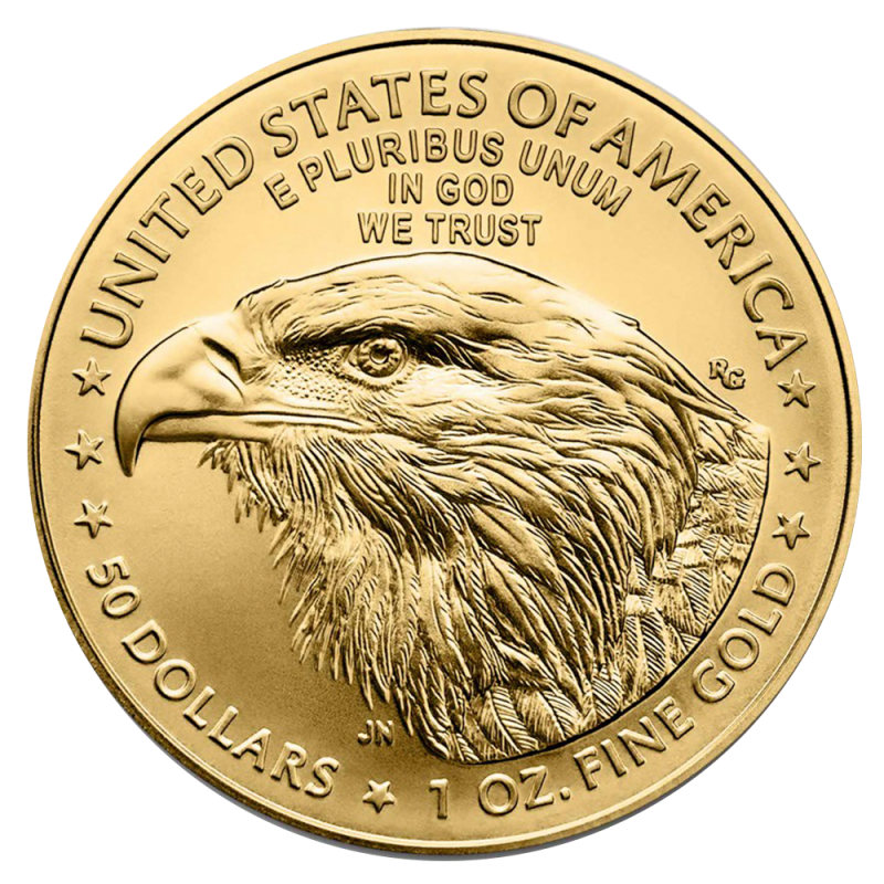 Zlatá investiční mince American Eagle (Americký orel) 1 Oz 2023