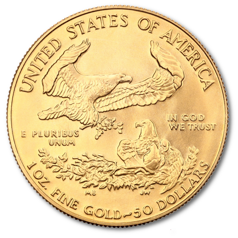 Zlatá investiční mince American Eagle (Americký orel) 1 Oz různé roky