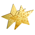 5 x 1g CombiBar Star | Gold | Valcambi | Glittering Stars
