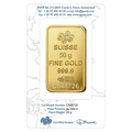 50g Gold Bar | PAMP Rose