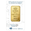 100g Gold Bar | PAMP Rose
