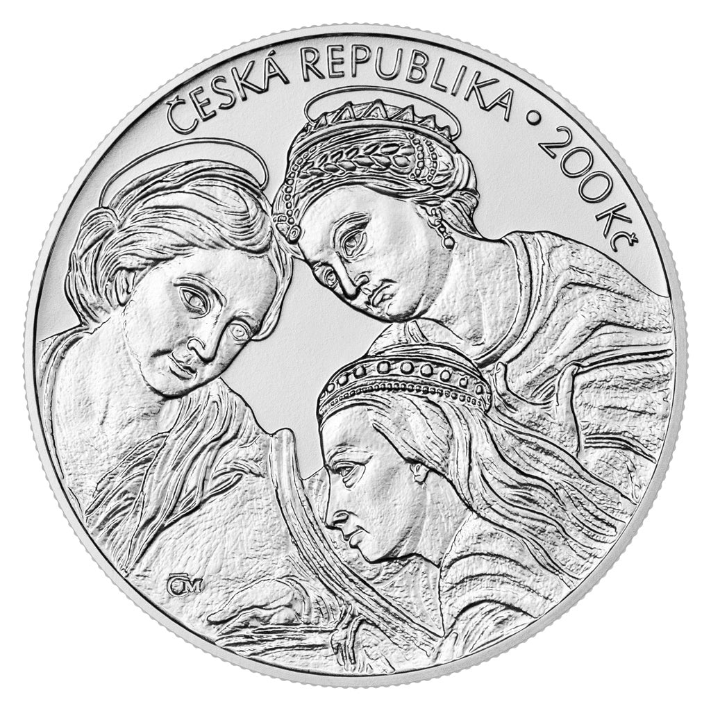Stříbrná mince 200 Kč 2024 Karel Škréta BK