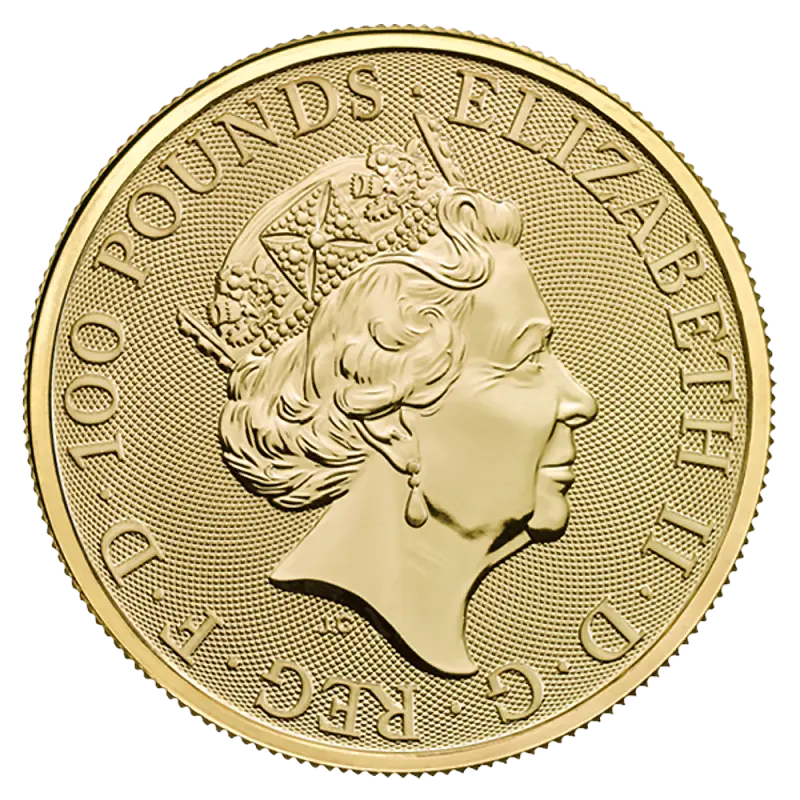 1 oz Queen's Beasts The Completer Gold Coin (2021)