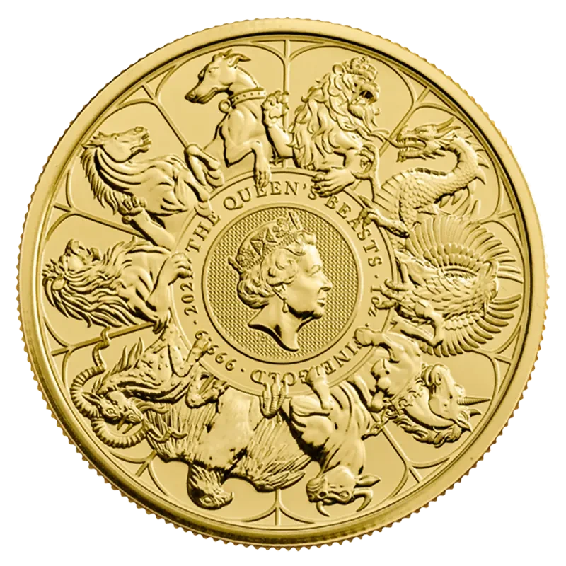 1 oz Queen's Beasts The Completer Gold Coin (2021)