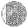 Stříbrná mince 200 Kč Vydání Komenského mapy Moravy 400. výročí 2024 Proof