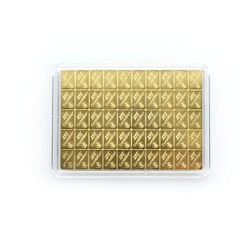 50 x 1g CombiBar® | Gold | Valcambi | Damaged Packaging