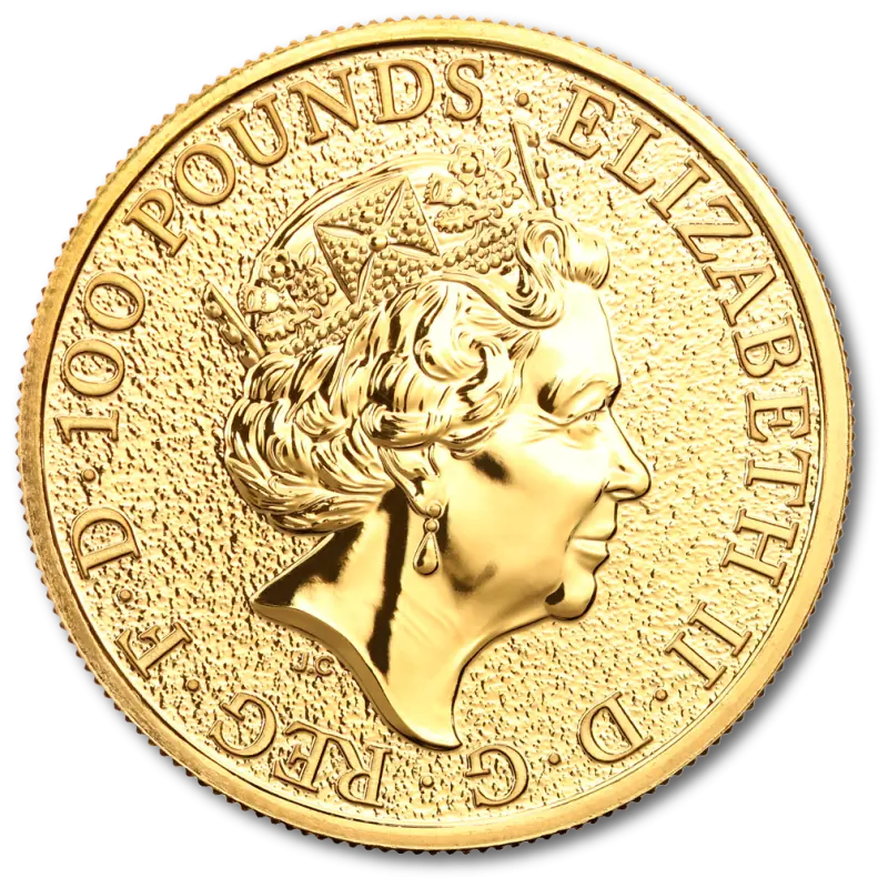 1 oz Queen's Beasts Dragon Gold Coin (2017)