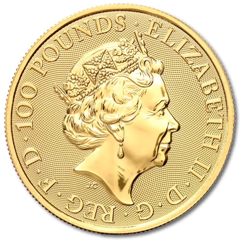 1 oz Queen's Beasts Unicorn Gold Coin (2018)