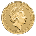 1 oz Queen's Beasts Black Bull Gold Coin (2018)