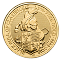1 oz Queen's Beasts Black Bull Gold Coin (2018)