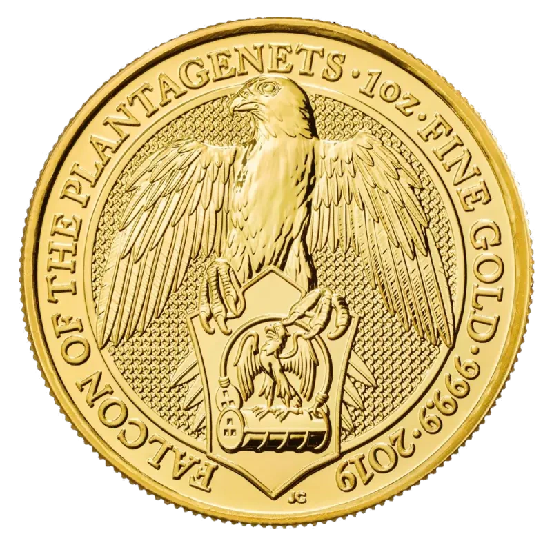 1 oz Queen's Beasts Falcon Gold Coin | 2019