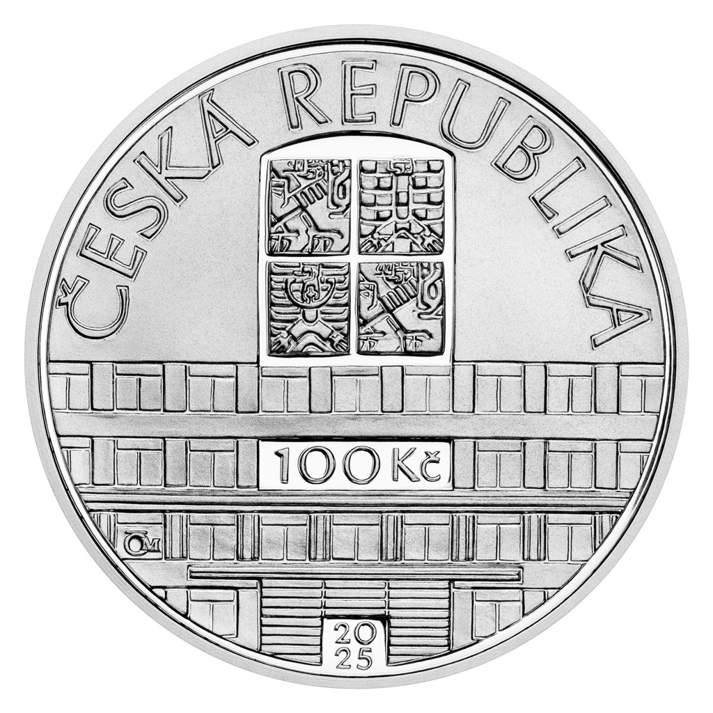 Stříbrná mince 100 Kč 2025 Nejvyšší soud