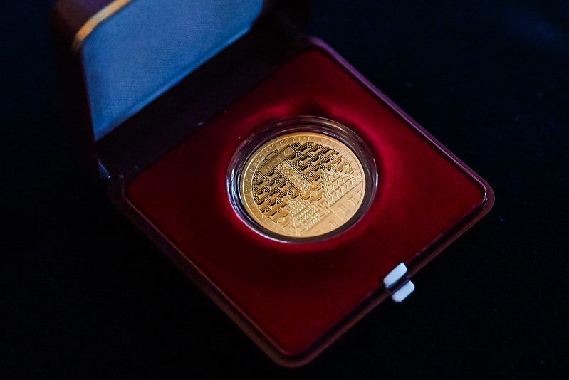 Zlatá mince 5000 Kč Městská památková rezervace Tábor 2025 proof