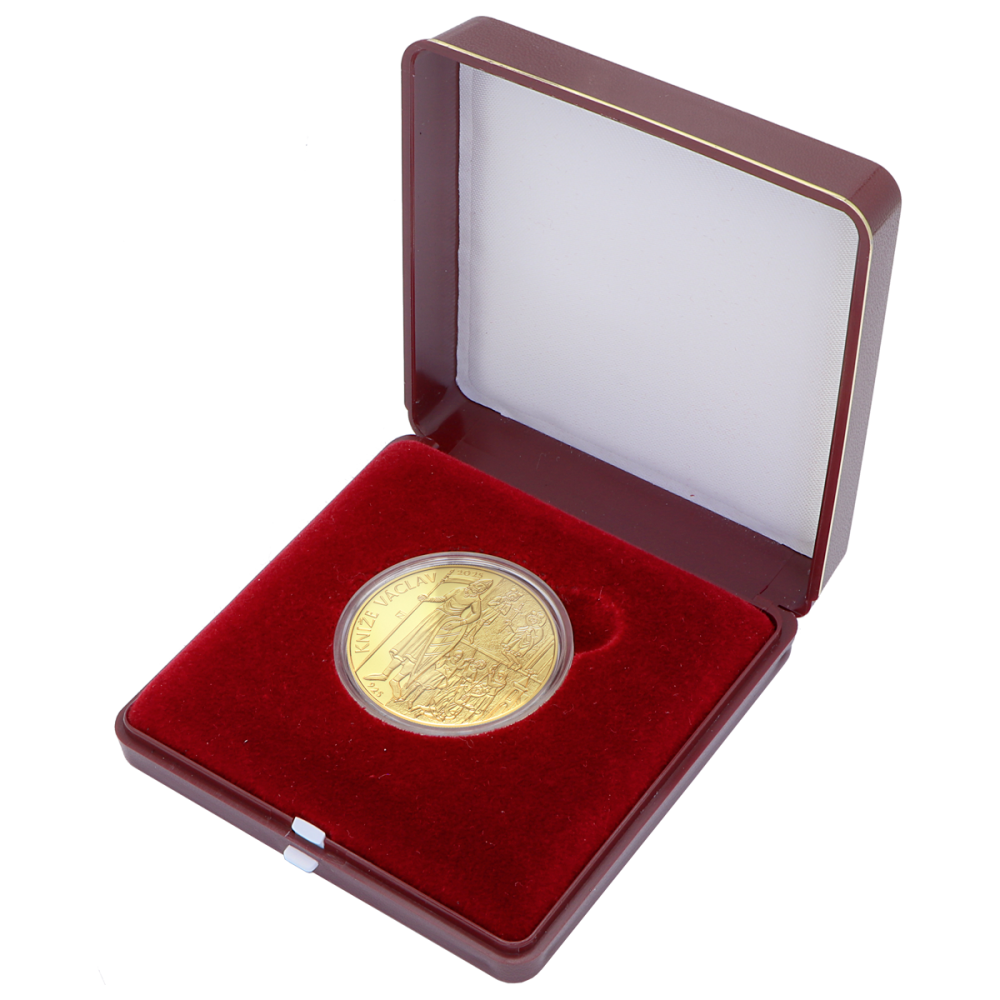 Mimořádná zlatá mince 10000 Kč Začátek vlády knížete Václava 2025 Proof
